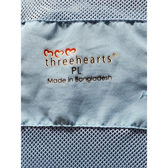 Threehearts Women's Blue Polyester Long Sleeve Jacket & Trouser 2 Piece Suit PL - Picture 8 of 12